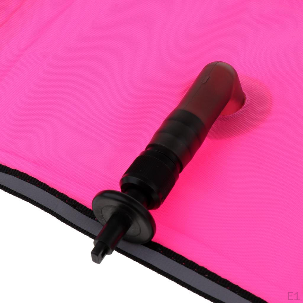 Inflatable Float SMB Surface Marker Buoy Signal Tube for Diving, Freediving, Spearfishing,