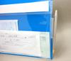 KOKUYO Whiteboard Magnetic 205 A4 Paper Pockets, Approx. Size, Blue, Mac-500NB