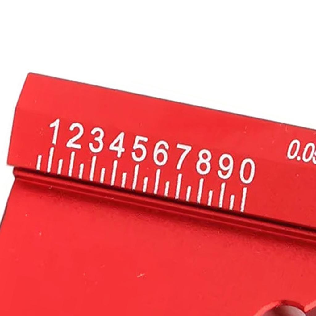 Mittelanreißer Aluminiumlegierung Winkel 45 90 Grad Finder Linienmaß Zimmermannlineal Holzbearbeitung