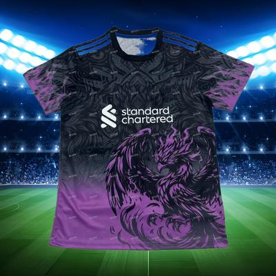 Sommer Fußball Aufwärmtraining T-Shirt Liverpool Sonderedition Fußball Sweatshirt Geeignet für Männer und Frauen