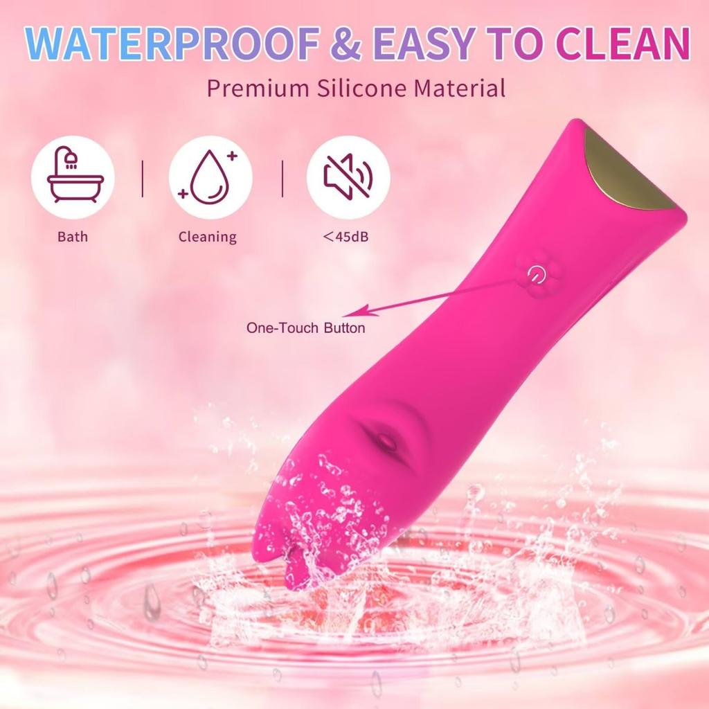 Cat Finger Vibrator 10 Speeds Vibrating Finger Sex Toy for Women,G-Spot & Clitoral Stimulator,Mini Vibrator Portable Couples Sex Toys,Adult Sex Toys