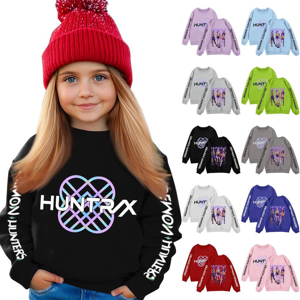 Kids Sweatshirt Boys Girls Crewneck Sports Sweatshirt Casual Pullover Sweatshirt Sports Shirt