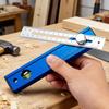 Adjustable Knob Scriber Marking Tools Aluminum Zinc Zinc Alloy Folding Measuring Ruler  Door Installation