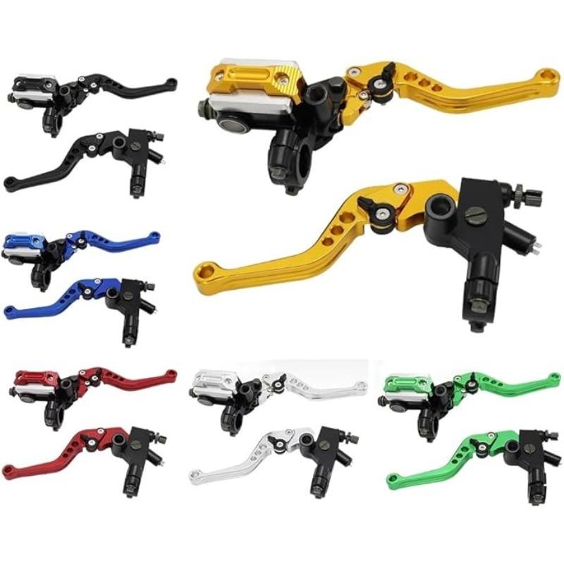 Universal Motorcycle Brake Master Cylinder 22MM Hydraulic Clutch Lever Adjustment Brake Clutch Handle for Motorbike Honda Yamaha
