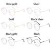 High-definition Blue Light Blocking Glasses Women Men Fashion Classic Metal Round Computer Goggles Anti Blue Rays Nerd Eyewear