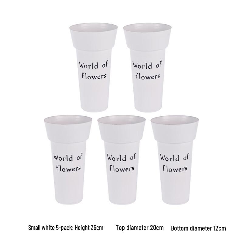 Plastic Round Flower Cultivation and Arrangement Bucket