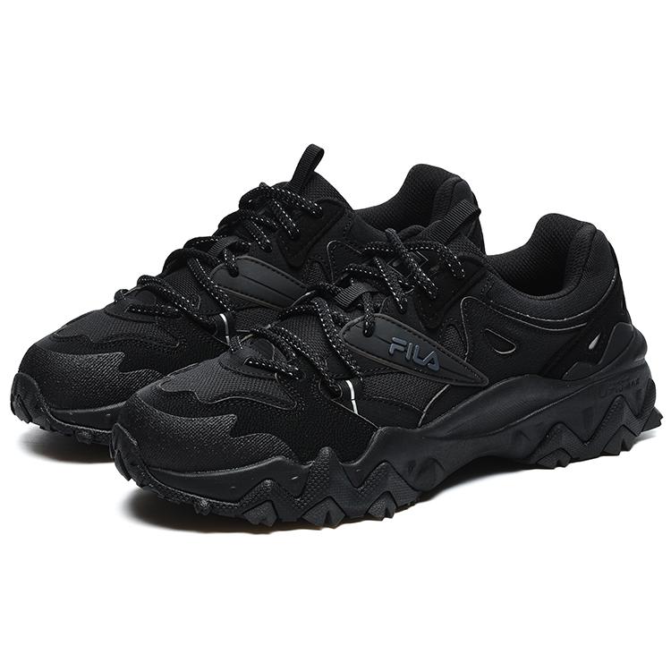 New FILA Oakmont 2 European Edition 2 Low Top Casual Shoes Women's Black F12W242113FBK