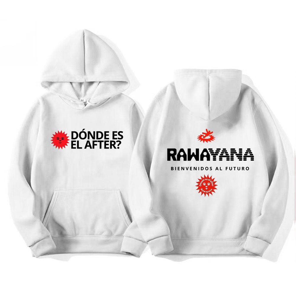 Rawayana Album Tour Vintage Hoodie Herren Damen Mode Übergroß Locker Kapuzenpullover