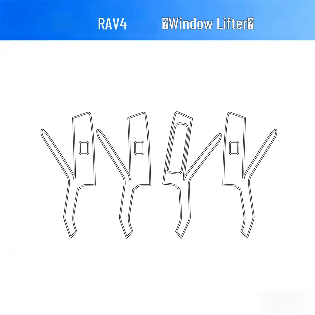 Toyota Wildlander & RAV4 Interior Protection Film: Fits 26 Models, Screen & Control Modification TPU.