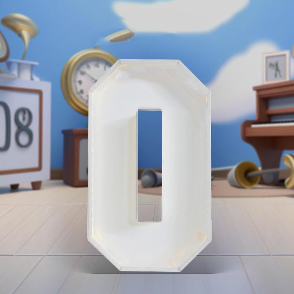 1Pc 64cm Mosaic Balloon Frame Letters Big Marquee Light Up Letters DIY Kit for Birthday Party Wedding Backdrop Decor Letter A-Z Pre-Cut Foam Board
