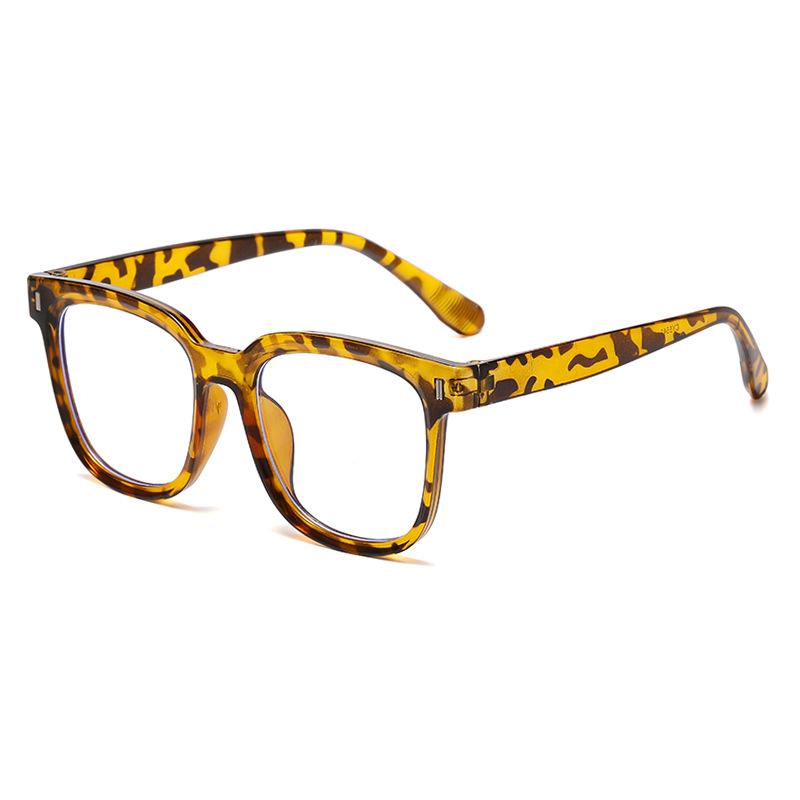 541 Large Frame Square Anti-Blue Light 2024 New Rice Nail Plain And Thin Glasses Frame Retro Flat Mirror