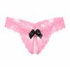 Erotic Girls Crotchless Gifts Lingerie Sexy Underwear Temptation Female Massaging Pearl Open crotch Women Panties G Strings Bead Laces Hot  Unique