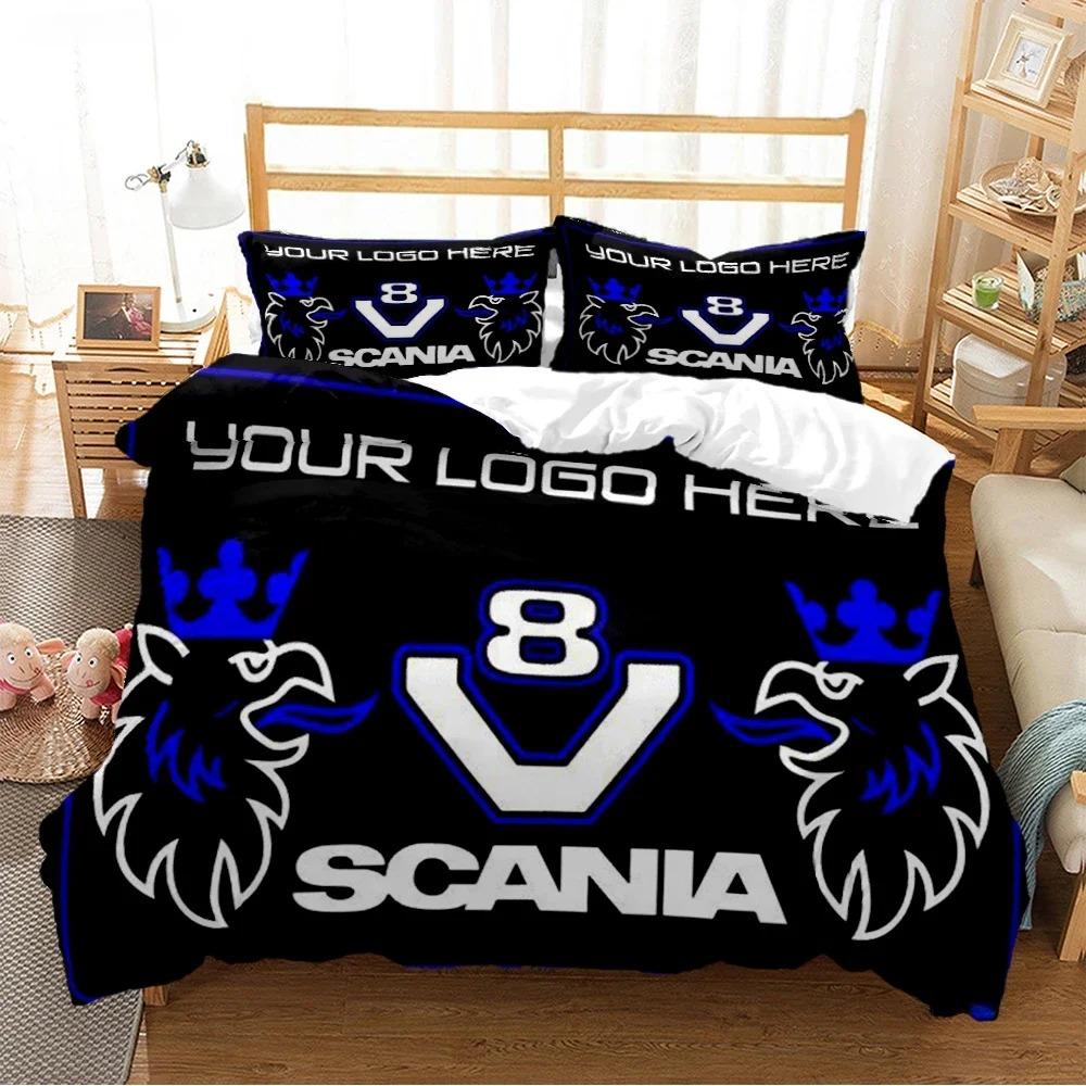 S-Scania Truck Eagle Head Duvet Cover Comforter Bedding Sets Soft Quilt Cover And Pillowcases For Teens Singledoublequeenking