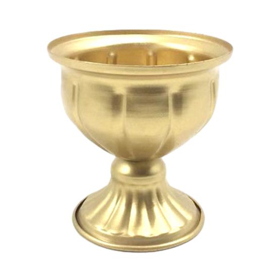 Golden Metal Vase Polished Vintage Vase Dining Table Flowers Holder for Flower Arrangement Table Centerpiece Home Wedding Decoration