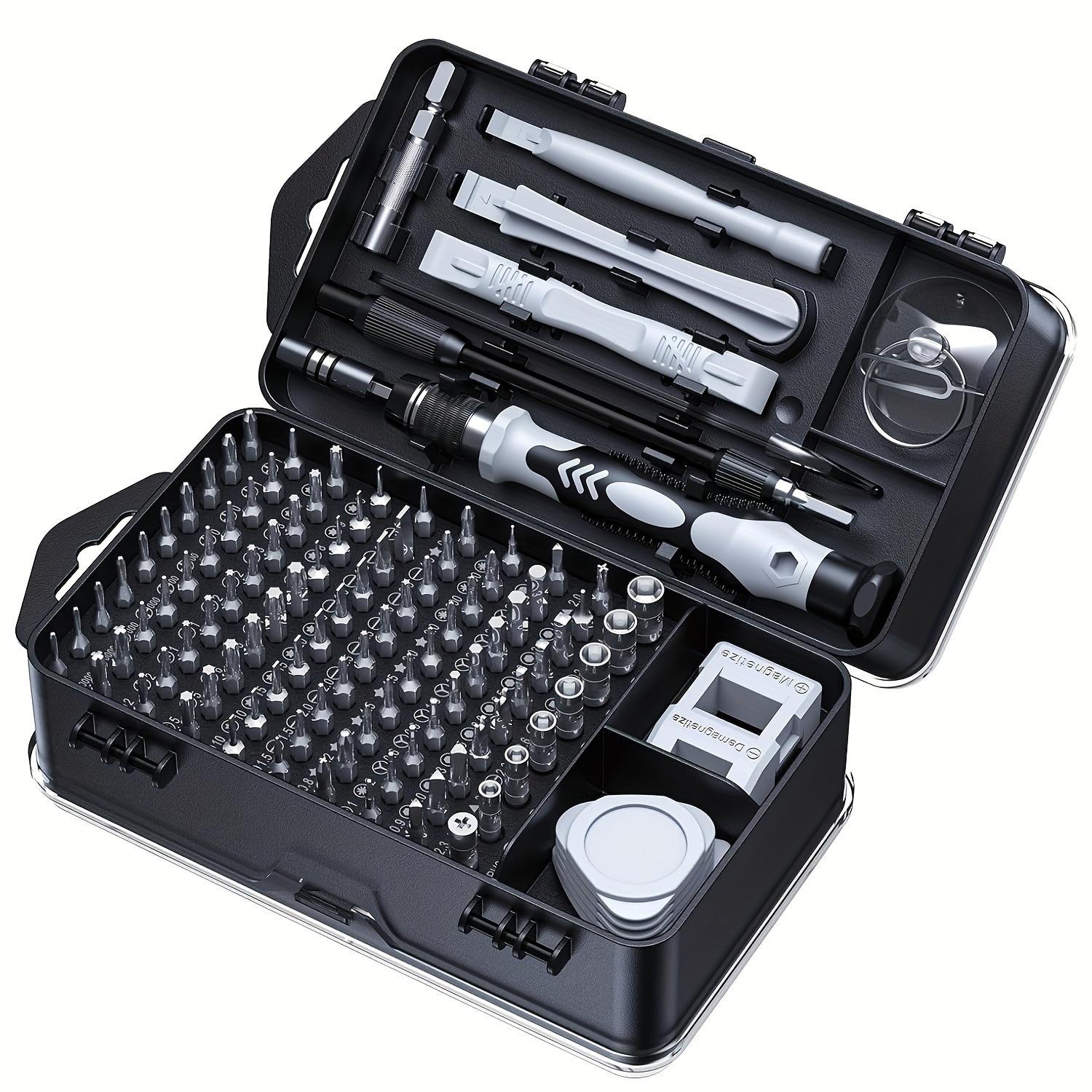 115-in-1 Screwdriver Set, Multi-functional Precision Screwdriver Kit for Mobile Phone and Computer Disassembly & Repair чёрный