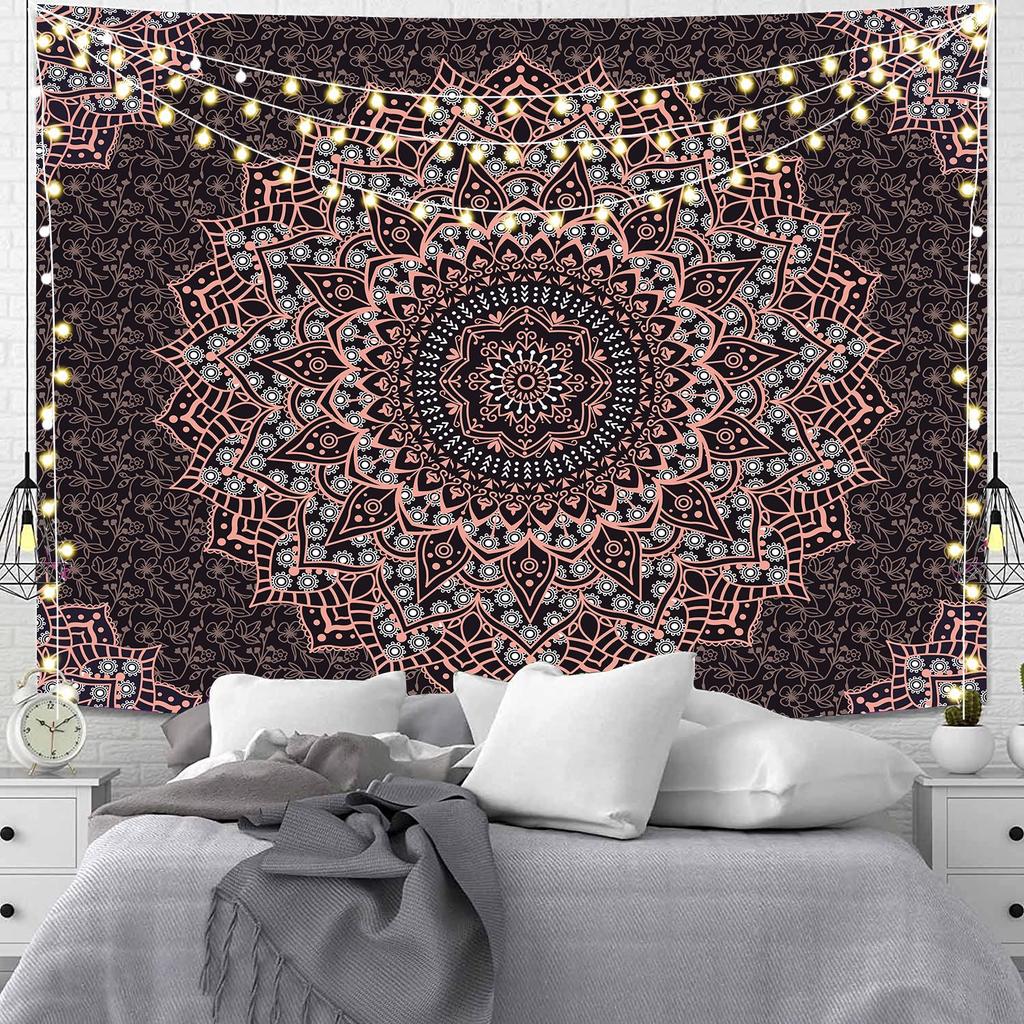Indian Mandala Tapestry Wall Hanging Sandy Beach Throw Rug Blanket Camping Tent Travel Mattress Bohemian Tapestries