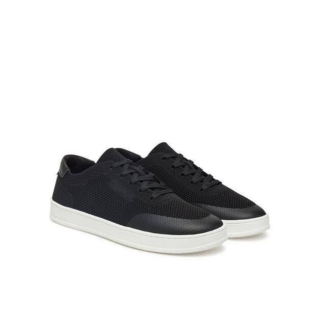 Мужские кроссовки Calvin Klein Low top lace up knit hm0hm01726 чёрные
