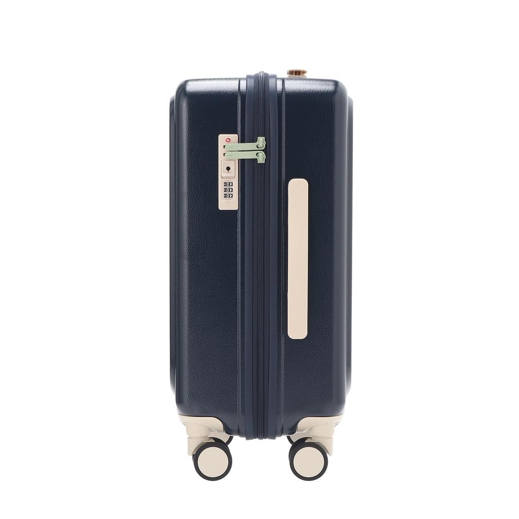 Hunt Handgepäckkoffer, Kleine Größe, 1-2 Tage/2-3 Tage, 30L, Rollenstopper, Doppelrollen, TS-Zahlenschloss, 2,8 kg, Polmelo, Nein. 05871