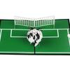 Football Soccer 3D Pop-Up Greeting Card for All Occasion Festival Holiday Paper Card Birthday Wedding New Year Postcards