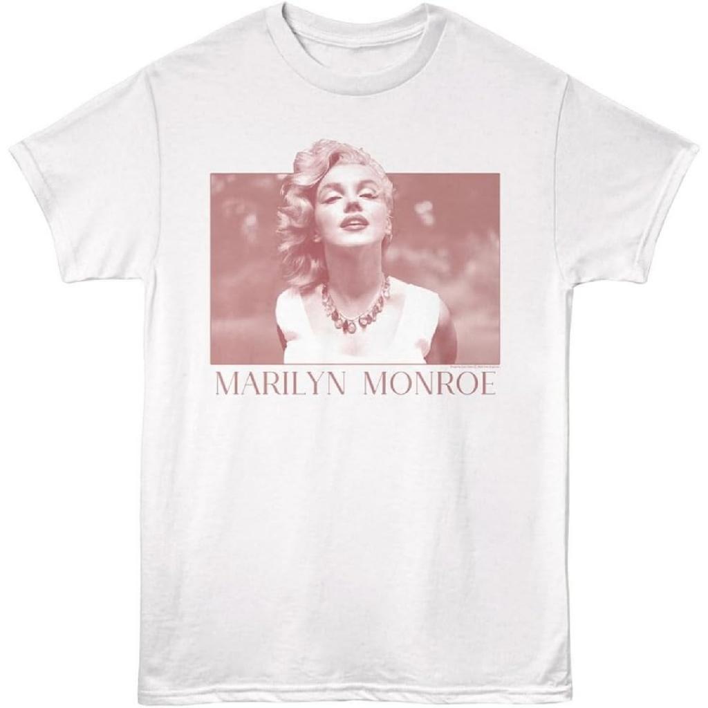 Marilyn Monroe Modeling Pose Adult Short Sleeve T Shirt Pop Culture Actress Vintage Style Graphic Tees