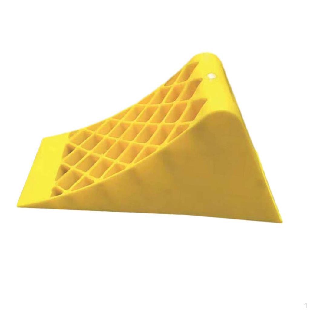 Travel Trailers RV Car Wheel Chock Stopping Device Triangle Base Durable Versatile Tool Portable for