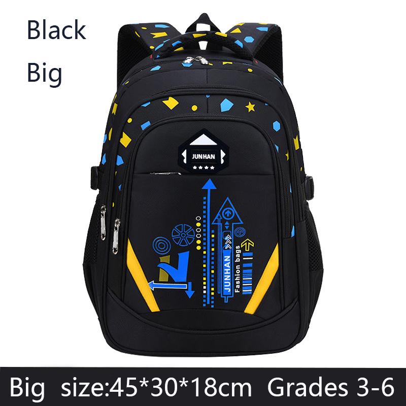 Kid'S Shoulder Bag Geometry Pattern Teen Children Backpack Fashion Schoolbag Boy Girl Backpack Book Bag Waterproof Mochila