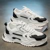 Popular Men's Shoes Spring and Summer Little White Shoes New Versatile Sports Casual Running Height Increase Youth Net Shoes Dad Shoes