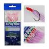 6pcs Fishing Hooks Accessories Colourful Plastic+steel