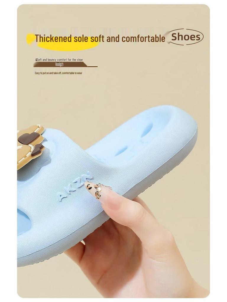 Children's Quick-Dry Anti-Slip Bathroom Slippers - Boys & Girls Summer Shower Sandals