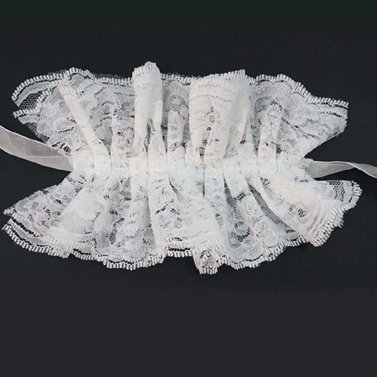 Lace Decorative Collar Wrist Cuffs Set Anime Event Gathering Neckwear Costume Accessories For Fashion Cosplay Enthusiast