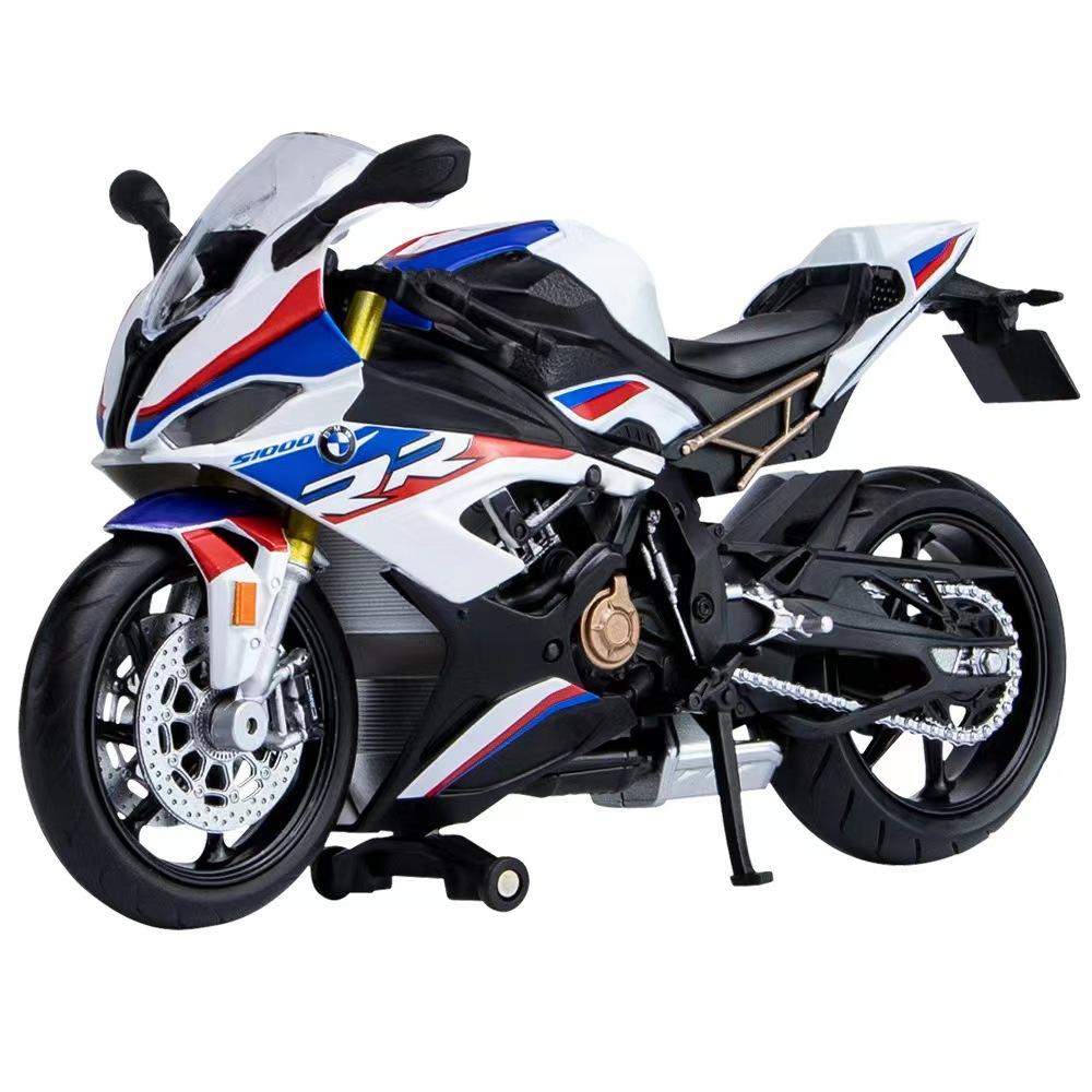 1/12 BMW S1000RR 2021 Die Cast Motorcycle Model Toy Vehicle Collection Autobike Shork-Absorber Off Road Autocycle Toys Car