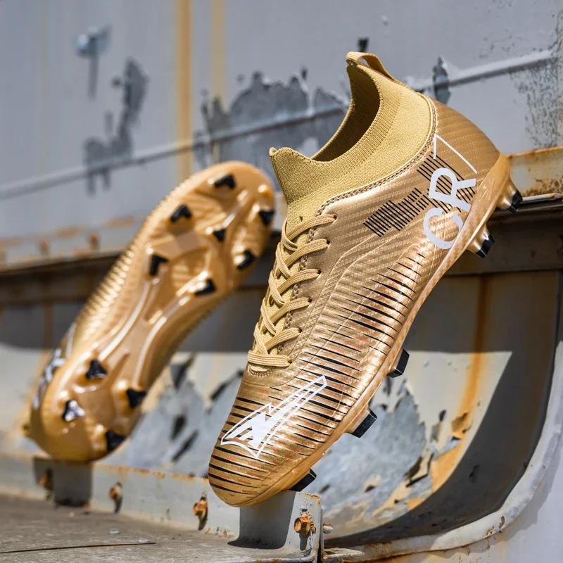 New Men Football Boots Cleats Grass Non-Slip Match Sneakers Indoor High-Top Futsal High-Quality Soccer Shoes -Selling Fg/Tf