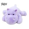 TV Watching Plush Toy Cute Sloth Seal Doll, Soft Stuffed Animal, Hippo Turtle Panda Elephant Particle Base Raccoon Fox Plushie for Desk Car,