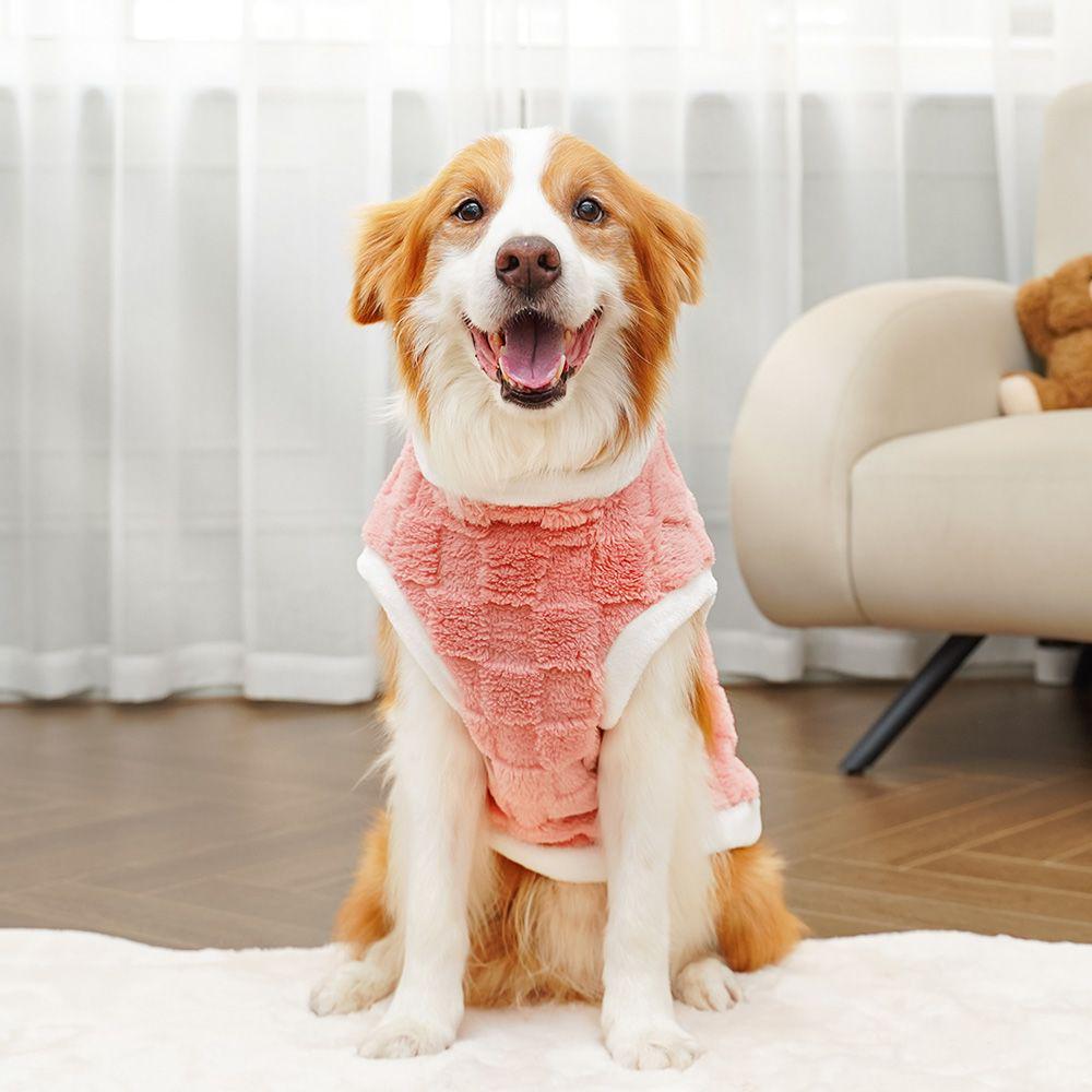 Autumn Winter New Cotton Plush Clothes for Large Dogs & Cats
