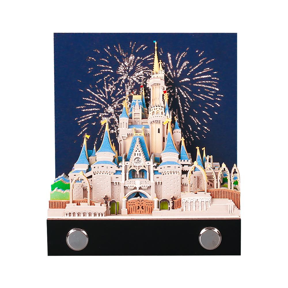 Fairytale Castle Model Princess Cinderella Castle Snow White 3D Memo Pad Paper Crafts Notes Paper Pad for Children Holiday Gifts