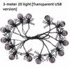 Halloween Themed LED Halloween String Lights Spider Shaped LED String Lights  Indoor Display