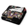 Guns N Roses Band  Warm Soft Blanket  Travel Office Plush Throw Blanket Novelty Couch Chair Flannel Bedspread Sofa Bed Cover
