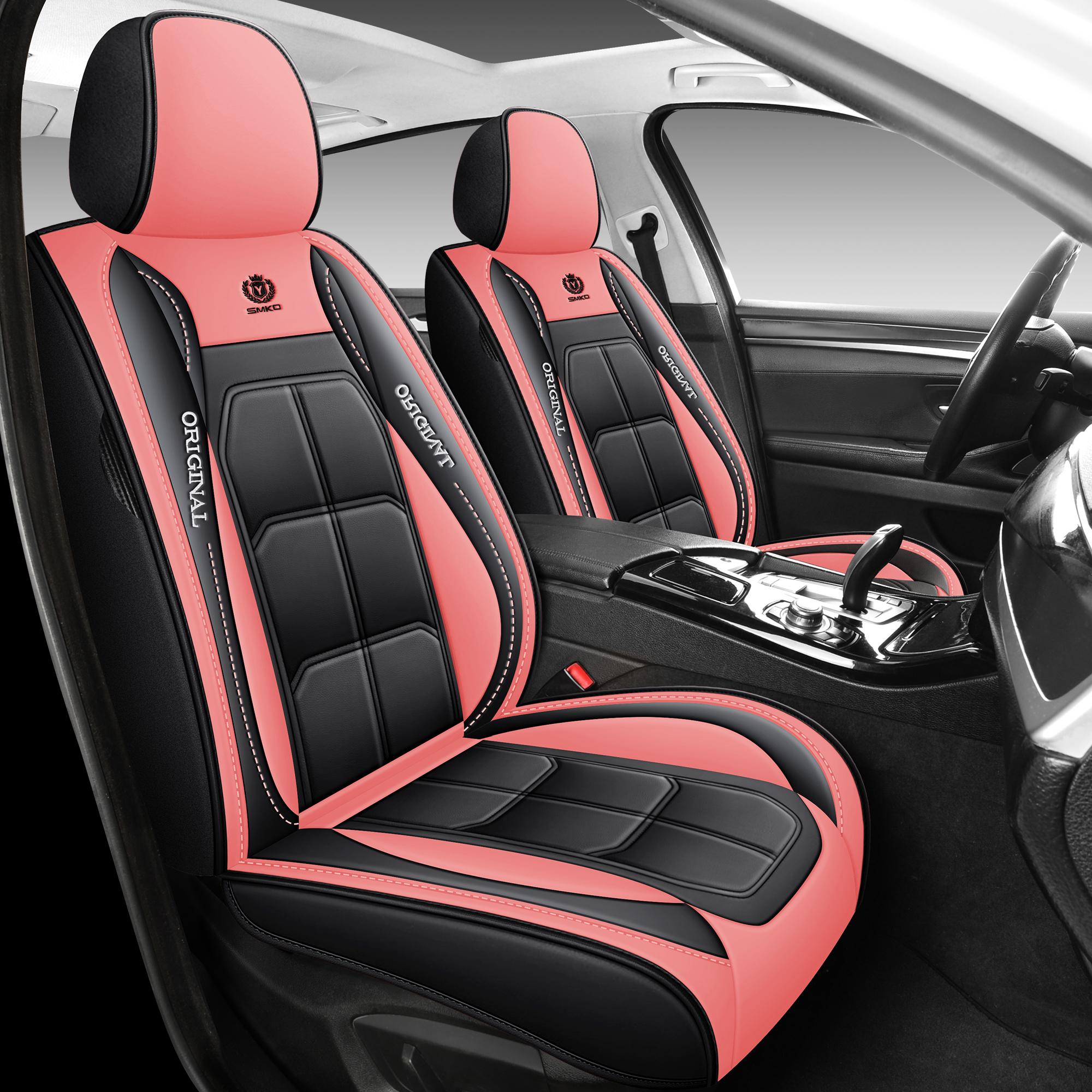 

Универсальный чехол на сиденье, подушка для автомобильного сиденья из натуральной кожи, чехол на одинарное сиденье водителя и пассажира, всесезонный универсальный коврик