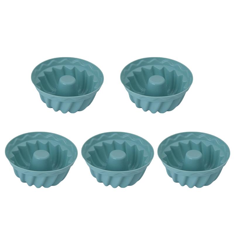 

Пищевой силиконовый молд для торта, многоцветные круглые силиконовые формочки для маффинов, силиконовые формы для выпечки торта синий