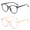 2PCS Anti Blue Light Glasses Simple Round Eyewear Women Men At Home Travel Eyeglas Blue Light Blocking Man Lady Computer Eyeglas