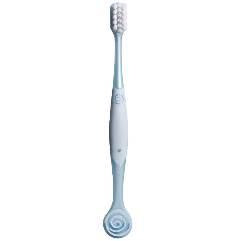 Orthodontic Toothbrush with Soft Bristles & Tongue Cleaner, 3-Pack