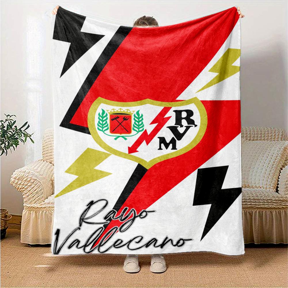 Rayo Vallecano Blanket, High quality Comfortable for All Seasons, Home Decor, Warmth and Comfort