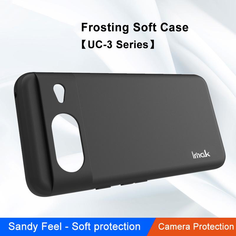 IMAK UC-3 Series Matte Soft Case for Google Pixel 8,Shockproof TPU Phone Back Cover