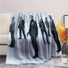 Inception Printed Flannel Blanket, soft throw for bedroom sofa, washable, fan merchandise, great gift.