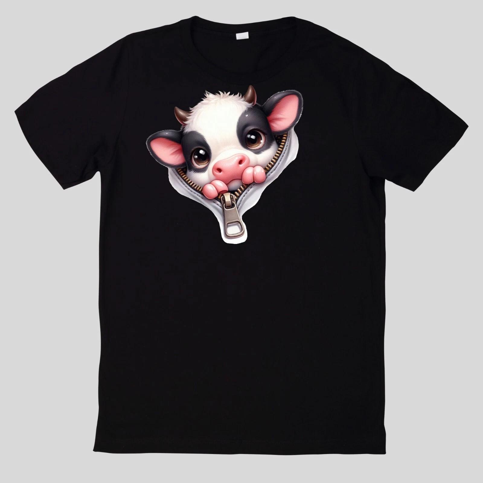 T-Shirt Niedliches Tier Baumwolle Fun Spaß Sprüche Lustig Cartoon M