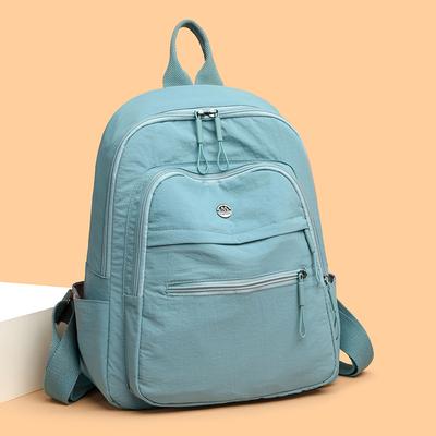 Mochila Feminina Leve Grande Capacidade Mochila de Nylon Bolsa de Viagem
