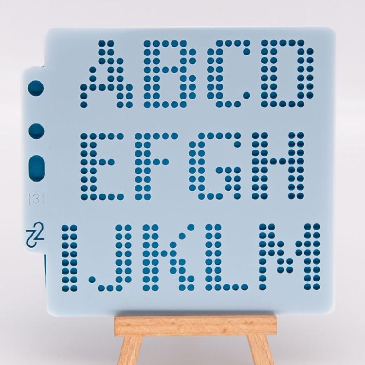 Exquisite Letter Number Stencil Template DIY Album Card Making Painting Template