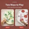 Two Phase Challenge Animal Food Dispenser Plaything With Viewable Structure To Stimulate Hunting Urge And Reduce Fast Eating