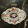 European Oval Lace Embroidered Coaster Bedroom Study Kitchen Cup Table Mat Food Fruit Plate Cover Cloth Christmas Decoration for Home