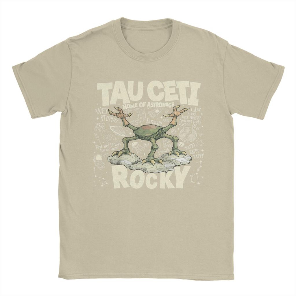 Rockys Tau Ceti Home Project Hail Mary Unisex T Shirts Novelty Tees Short Sleeve Crewneck TShirts Pure Cotton Summer Clothes